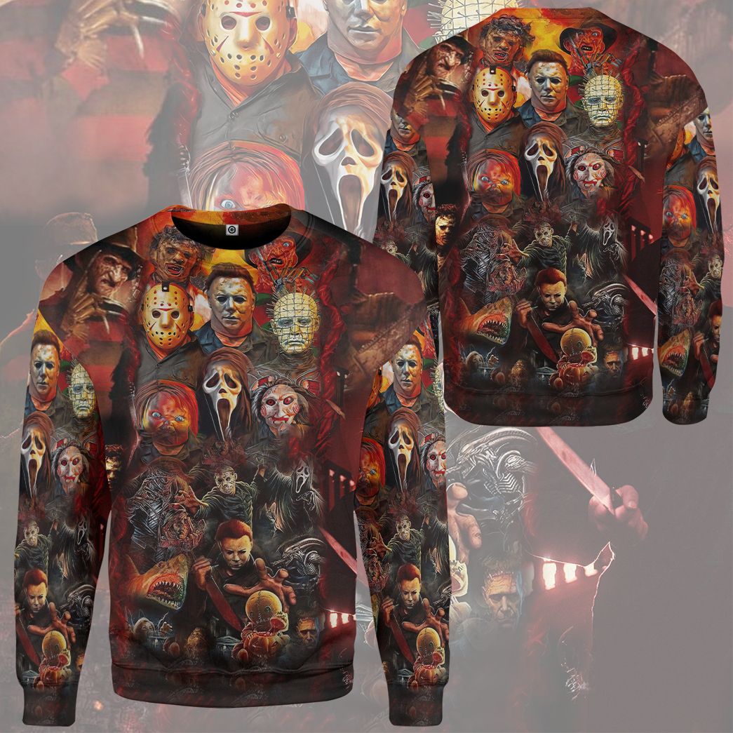 Klothek 3D Halloween All Horror Movie Character Apparel | Price in USA, Best Quality