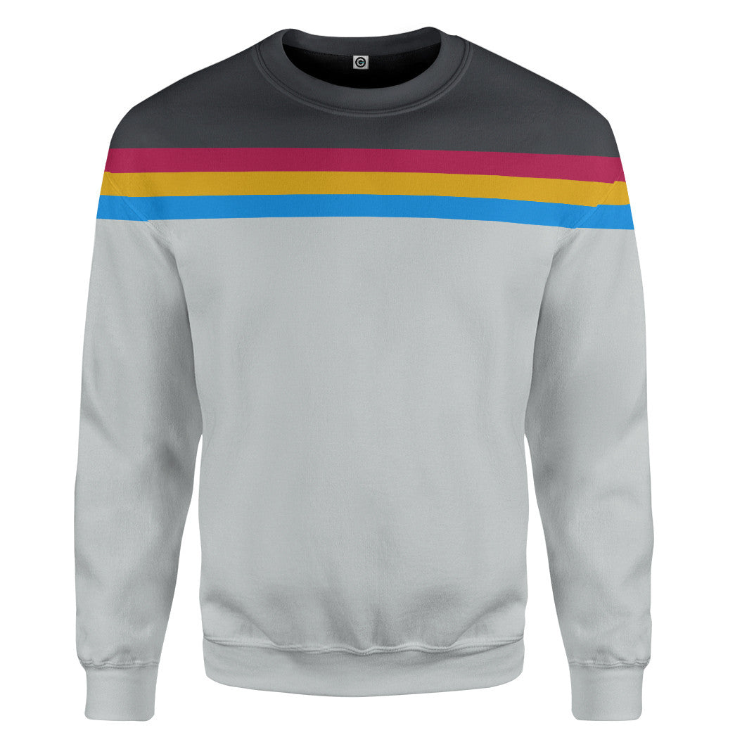 Klothek 3D S.T Wesley Crusher Custom Hoodie Tshirt Apparel | Price in USA, Best Quality