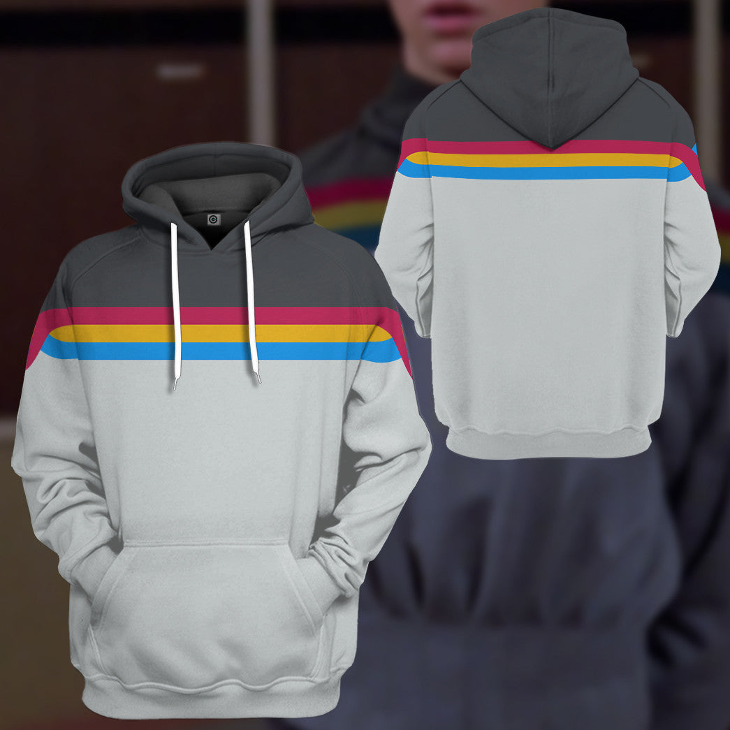 Klothek 3D S.T Wesley Crusher Custom Hoodie Tshirt Apparel | Price in USA, Best Quality