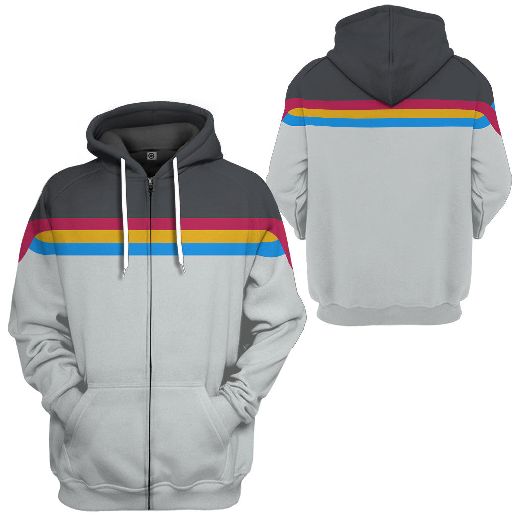 Klothek 3D S.T Wesley Crusher Custom Hoodie Tshirt Apparel | Price in USA, Best Quality