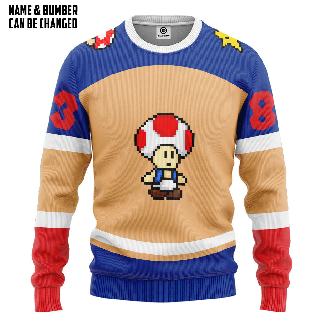 Klothek 3D Toad Sports Custom Name Custom Number Hoodie Tshirt Appa | Price in USA, Best Quality