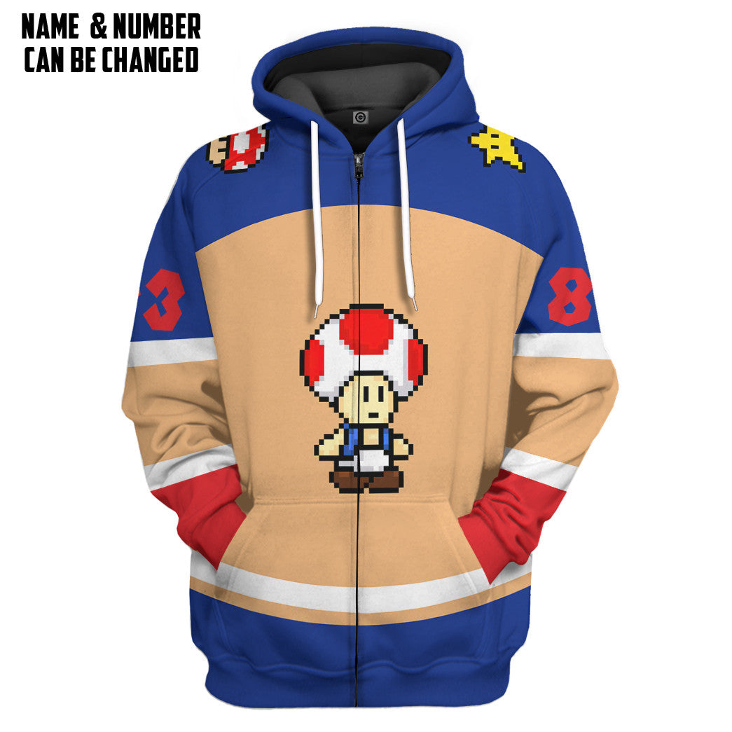 Klothek 3D Toad Sports Custom Name Custom Number Hoodie Tshirt Appa | Price in USA, Best Quality