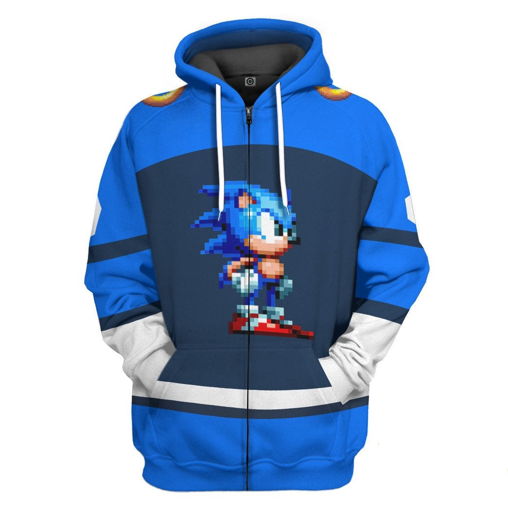 Klothek 3D STH Sonic Sport Custom Name Custom Number Hoodie Tshirt | Price in USA, Best Quality