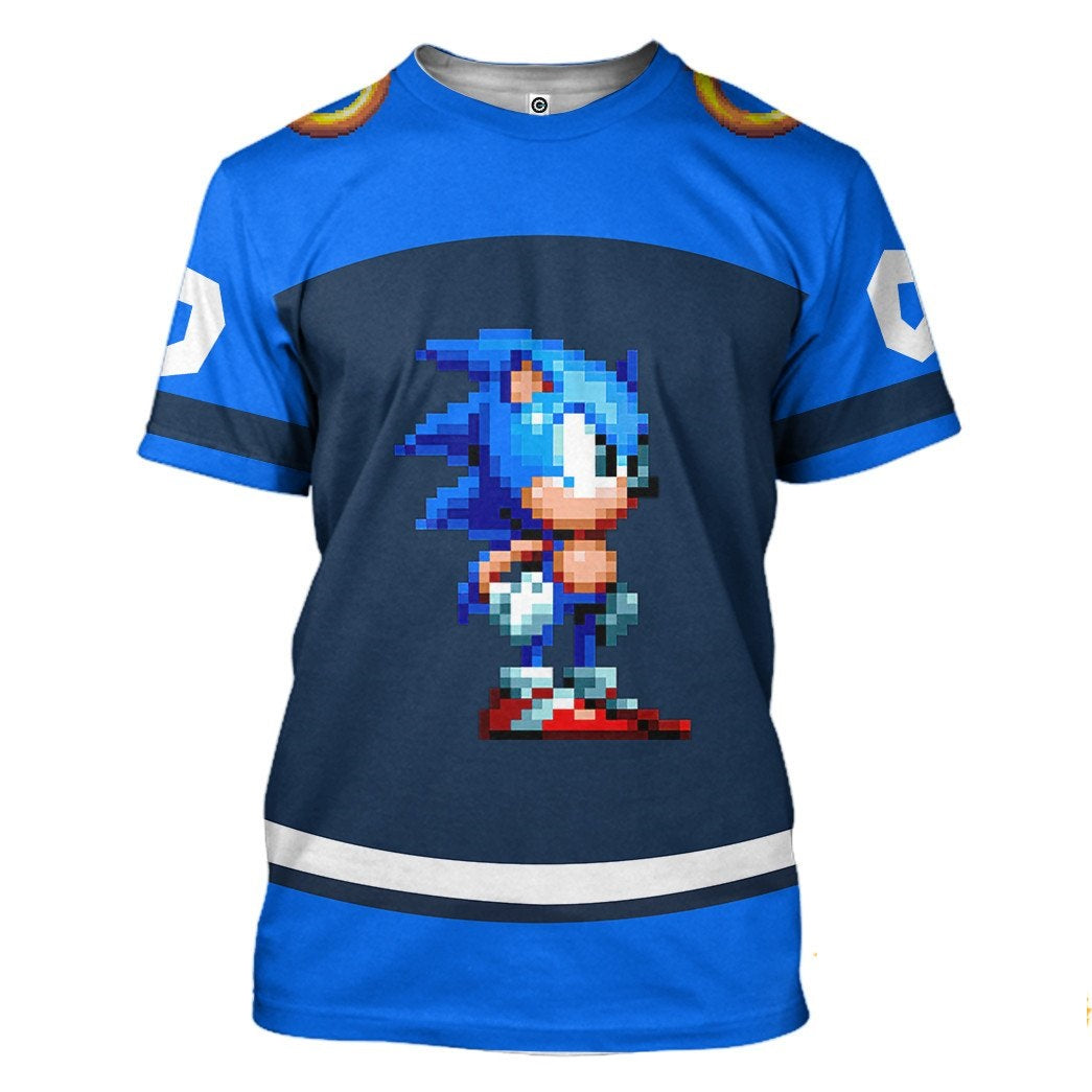 Klothek 3D STH Sonic Sport Custom Name Custom Number Hoodie Tshirt | Price in USA, Best Quality