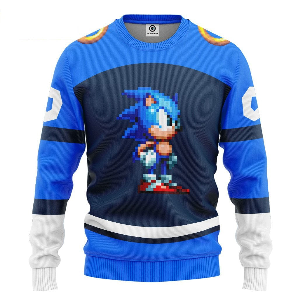 Klothek 3D STH Sonic Sport Custom Name Custom Number Hoodie Tshirt | Price in USA, Best Quality