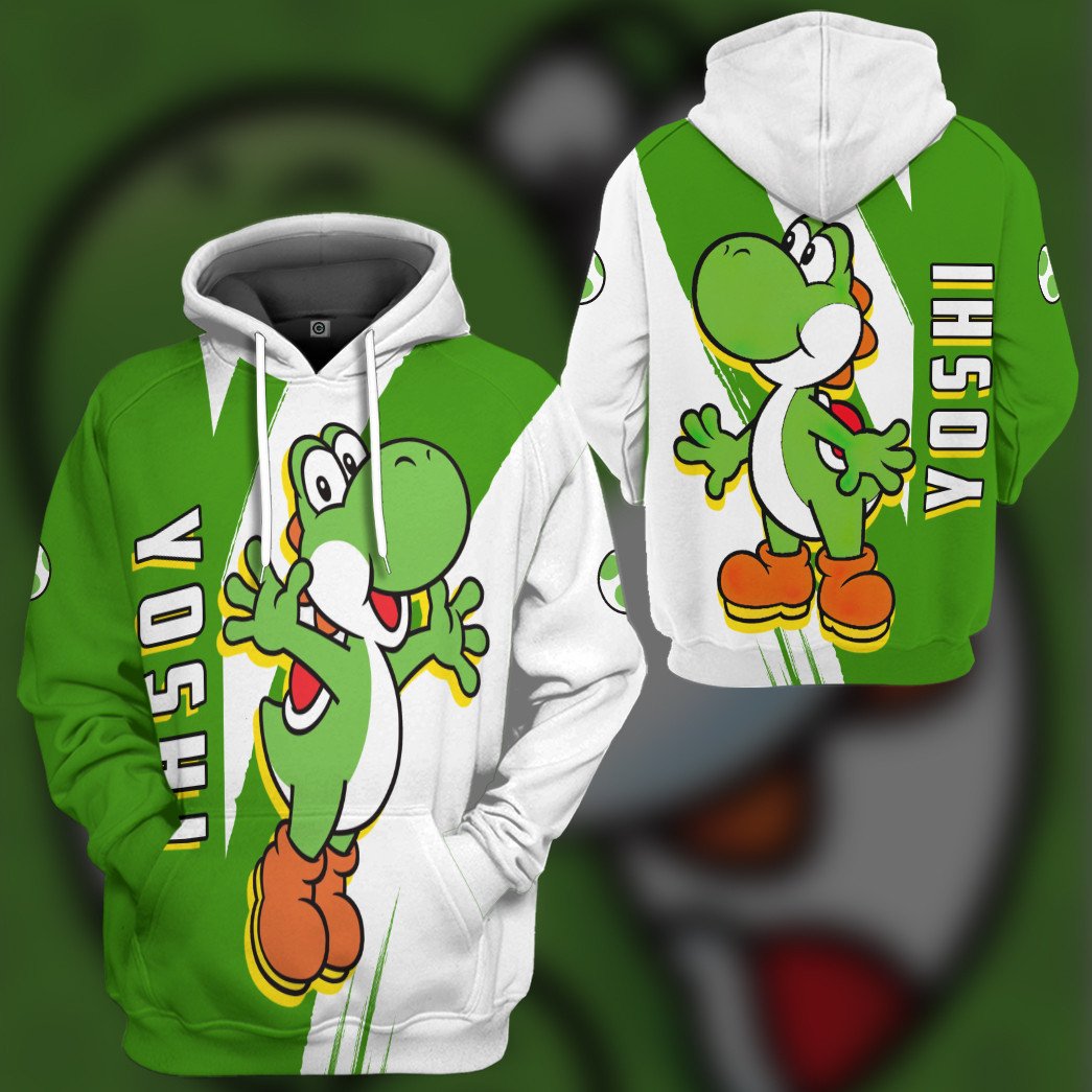 Klothek 3D Happy Bowser Custom Hoodie Tshirt Apparel | Price in USA, Best Quality