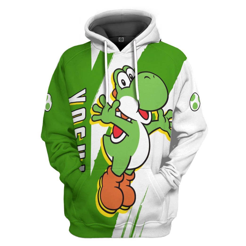 Klothek 3D Happy Bowser Custom Hoodie Tshirt Apparel | Price in USA, Best Quality