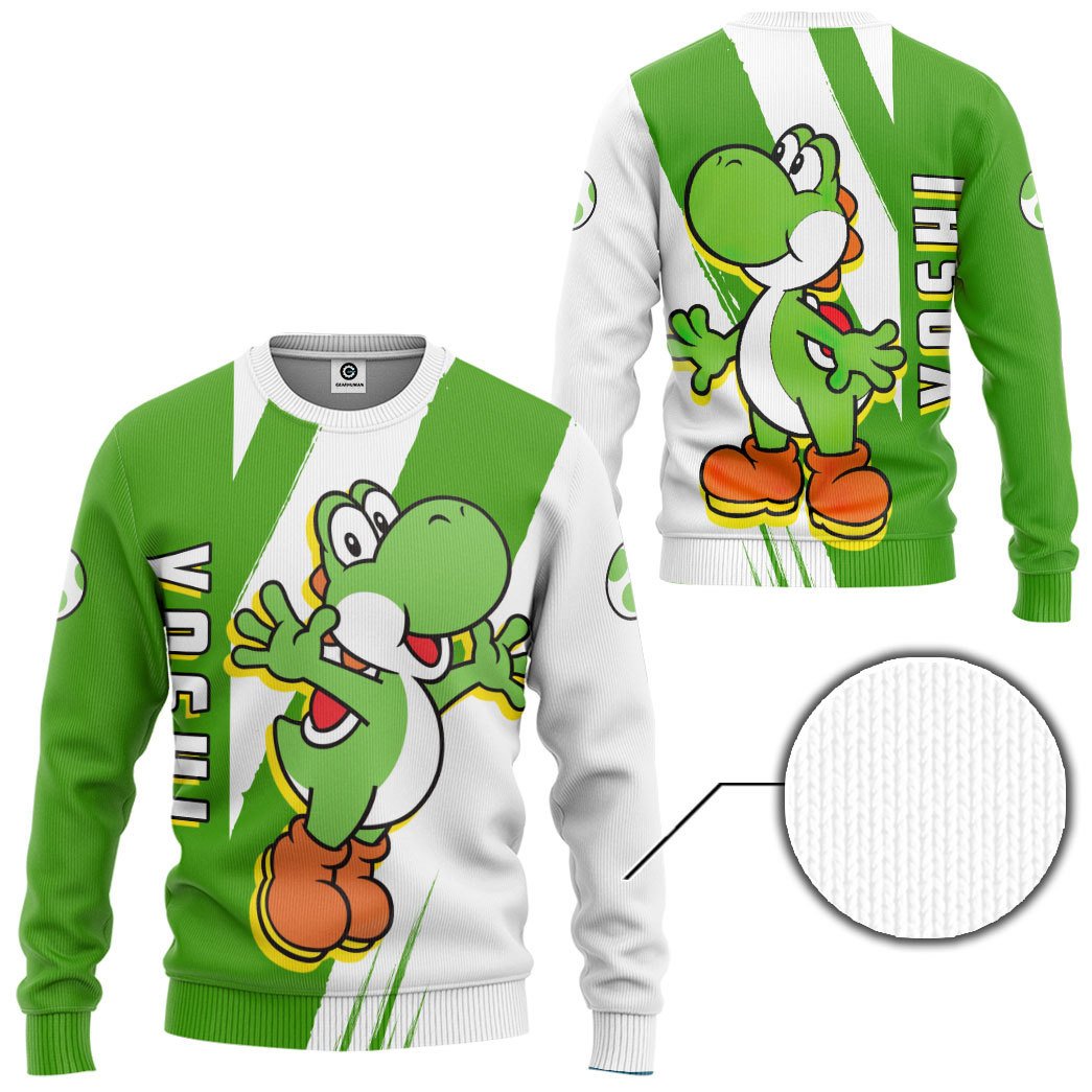 Klothek 3D Happy Bowser Custom Hoodie Tshirt Apparel | Price in USA, Best Quality