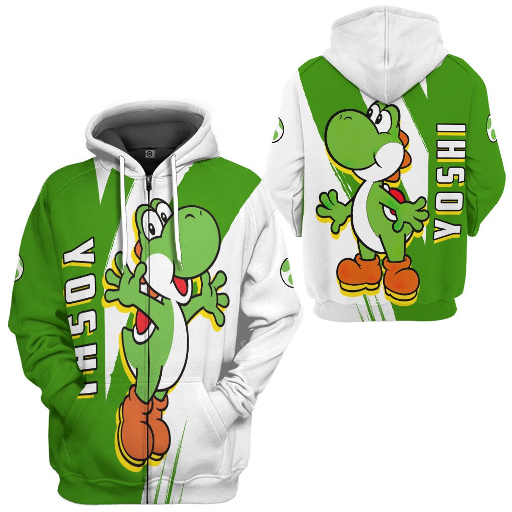 Klothek 3D Happy Bowser Custom Hoodie Tshirt Apparel | Price in USA, Best Quality