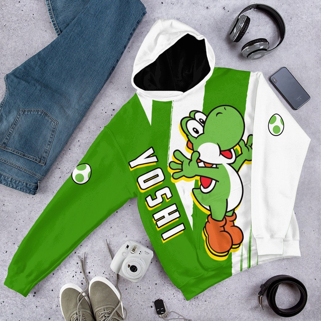 Klothek 3D Happy Bowser Custom Hoodie Tshirt Apparel | Price in USA, Best Quality