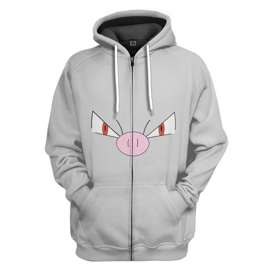 Klothek 3D Pokemon Mankey Cosplay Custom Tshirt Hoodie Apparel | Price in USA, Best Quality