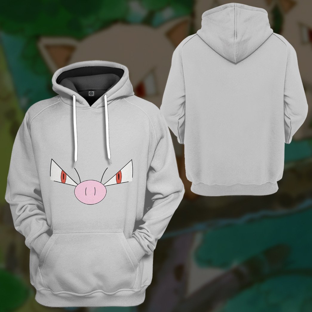 Klothek 3D Pokemon Mankey Cosplay Custom Tshirt Hoodie Apparel | Price in USA, Best Quality