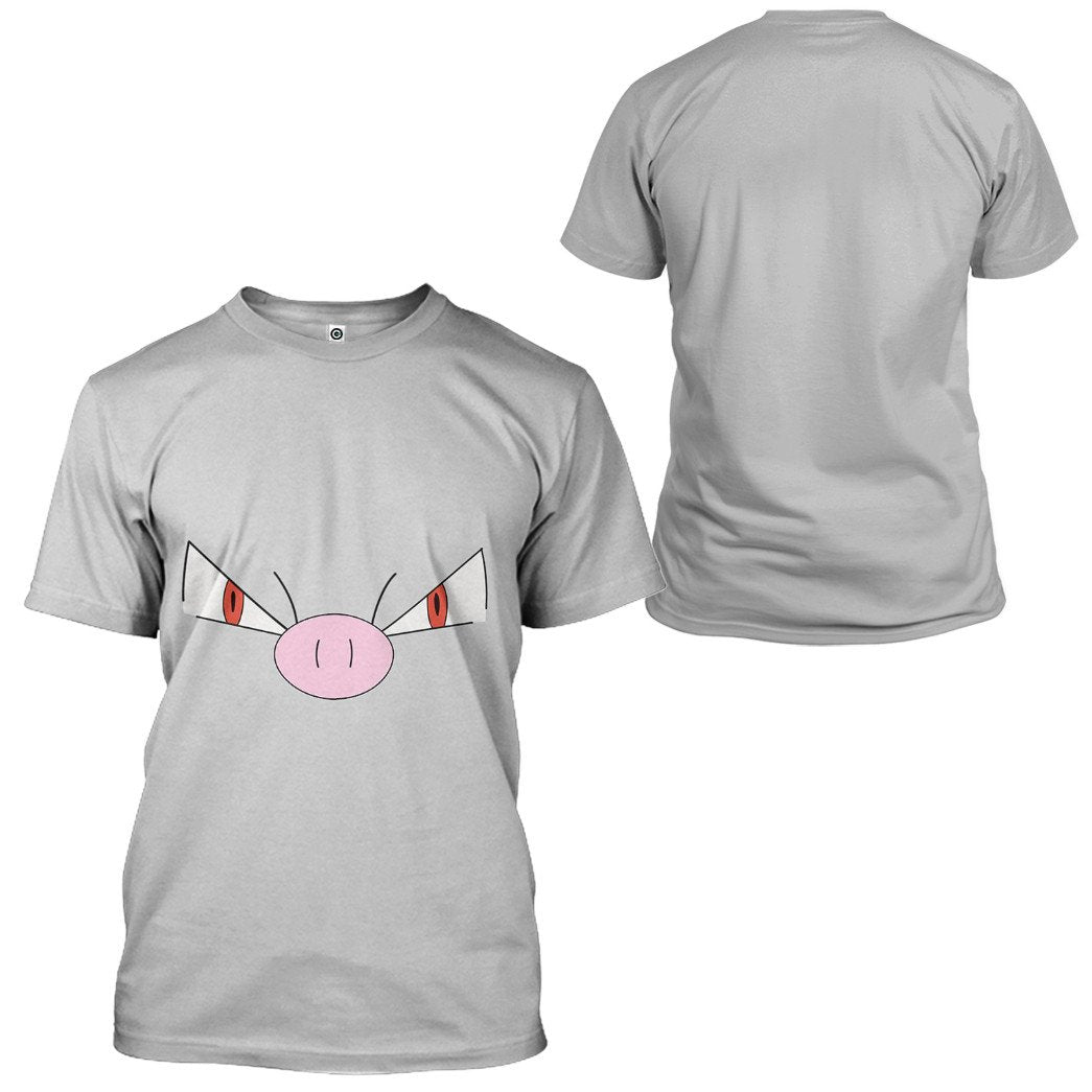 Klothek 3D Pokemon Mankey Cosplay Custom Tshirt Hoodie Apparel | Price in USA, Best Quality