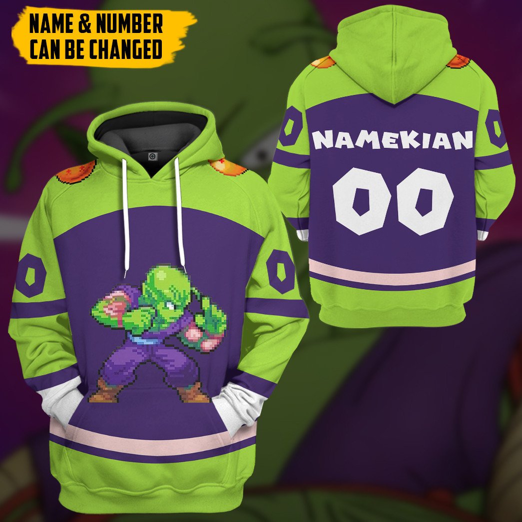 Klothek 3D DBZ Piccolo Custom Name Custom Number Tshirt Hoodie Appa | Price in USA, Best Quality