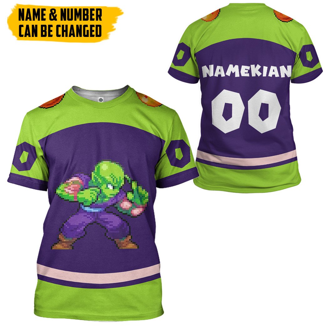 Klothek 3D DBZ Piccolo Custom Name Custom Number Tshirt Hoodie Appa | Price in USA, Best Quality