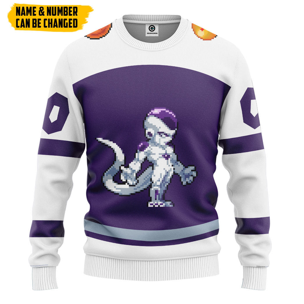 Klothek 3D DBZ Frieza Custom Name Custom Number Tshirt Hoodie Appar | Price in USA, Best Quality