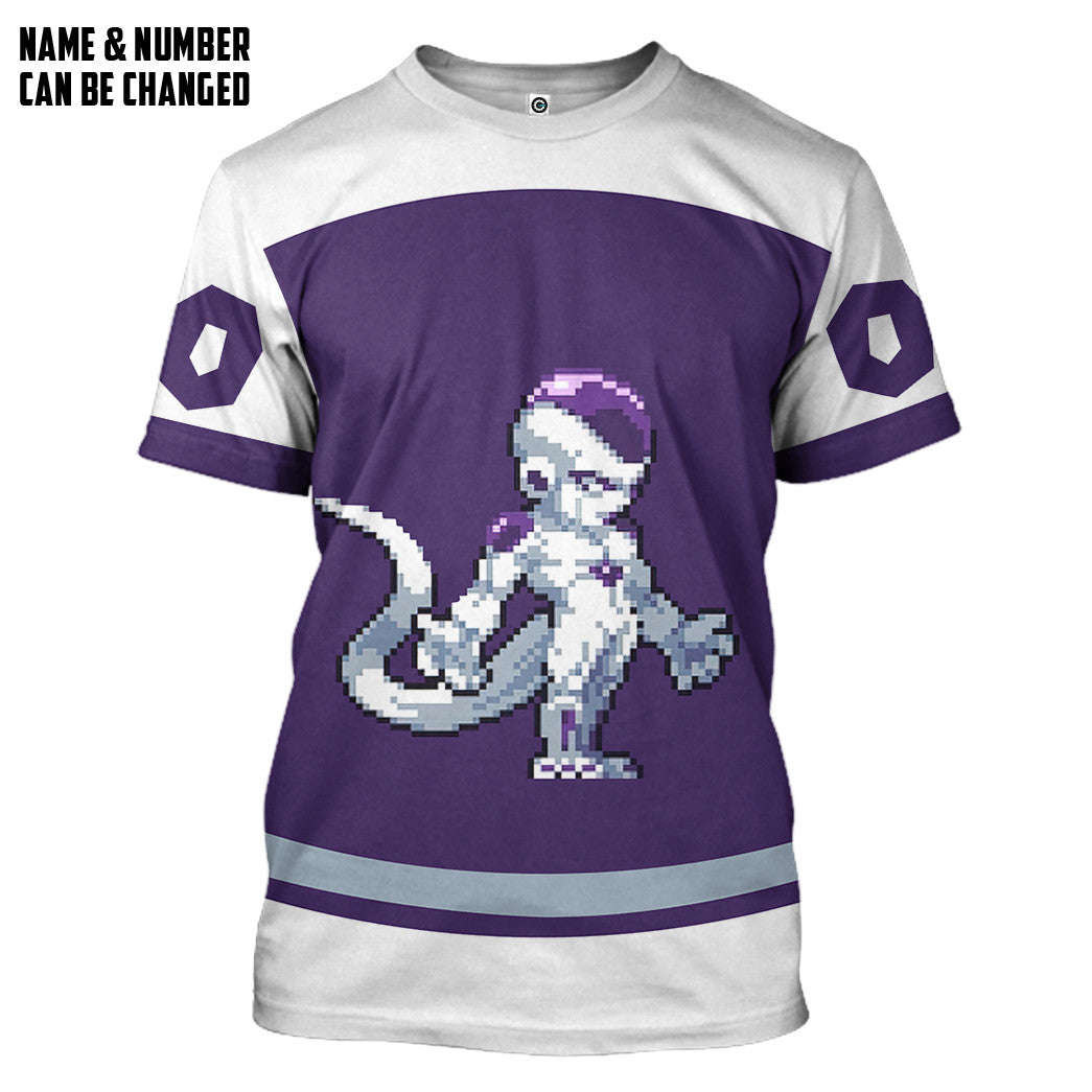 Klothek 3D DBZ Frieza Custom Name Custom Number Tshirt Hoodie Appar | Price in USA, Best Quality