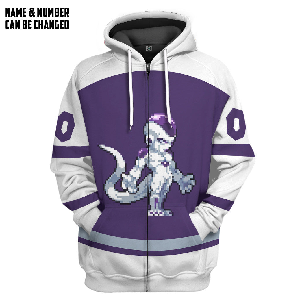 Klothek 3D DBZ Frieza Custom Name Custom Number Tshirt Hoodie Appar | Price in USA, Best Quality