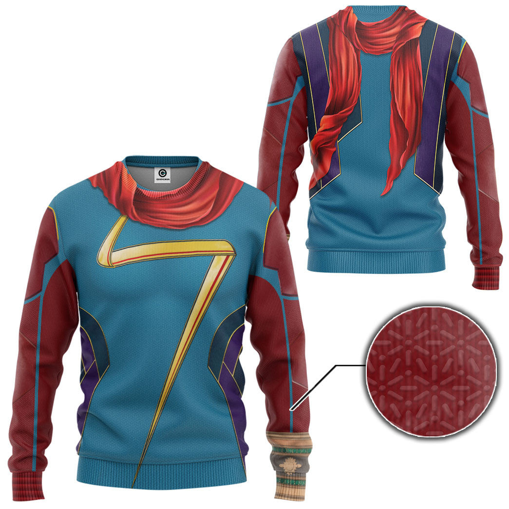 Klothek 3D Ms Mrvl Custom Hoodie Tshirt Apparel | Price in USA, Best Quality