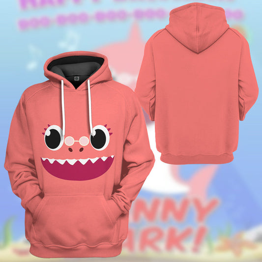 Klothek 3D Grandma Shark Family Custom Tshirt Hoodie Apparel | Price in USA, Best Quality