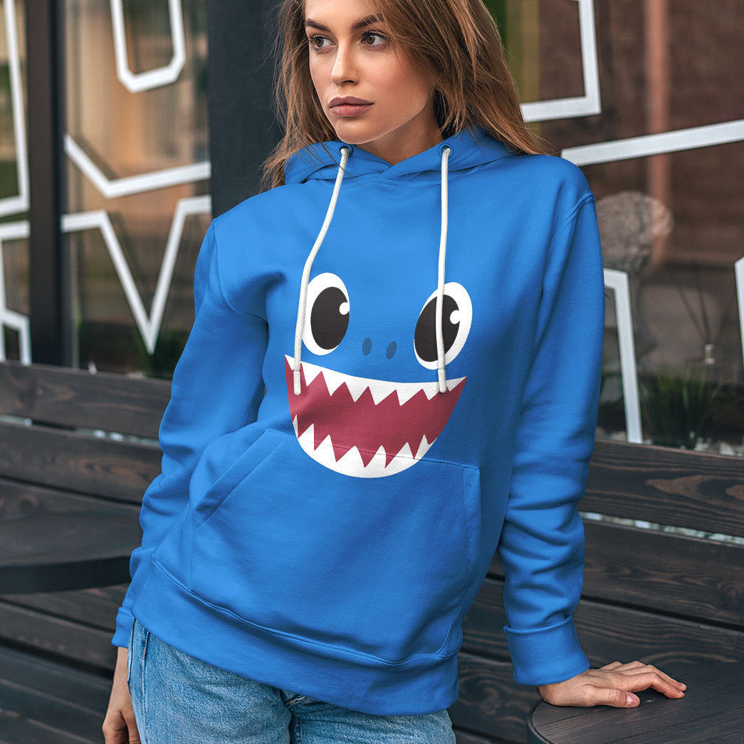 Klothek 3D Papa Shark Family Custom Tshirt Hoodie Apparel | Price in USA, Best Quality