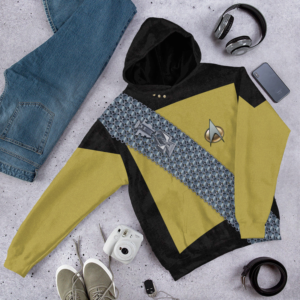 Klothek 3D S.T Worf Cosplay Custom Tshirt Hoodie Apparel | Price in USA, Best Quality