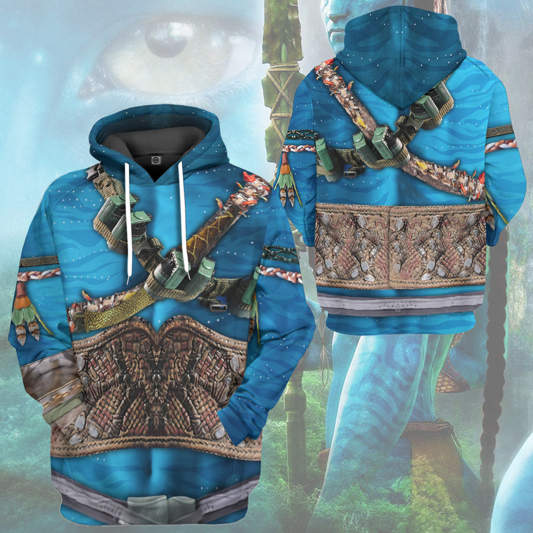 Klothek 3D Avatar Jake Sully Cosplay Custom Tshirt Hoodie Apparel | Price in USA, Best Quality