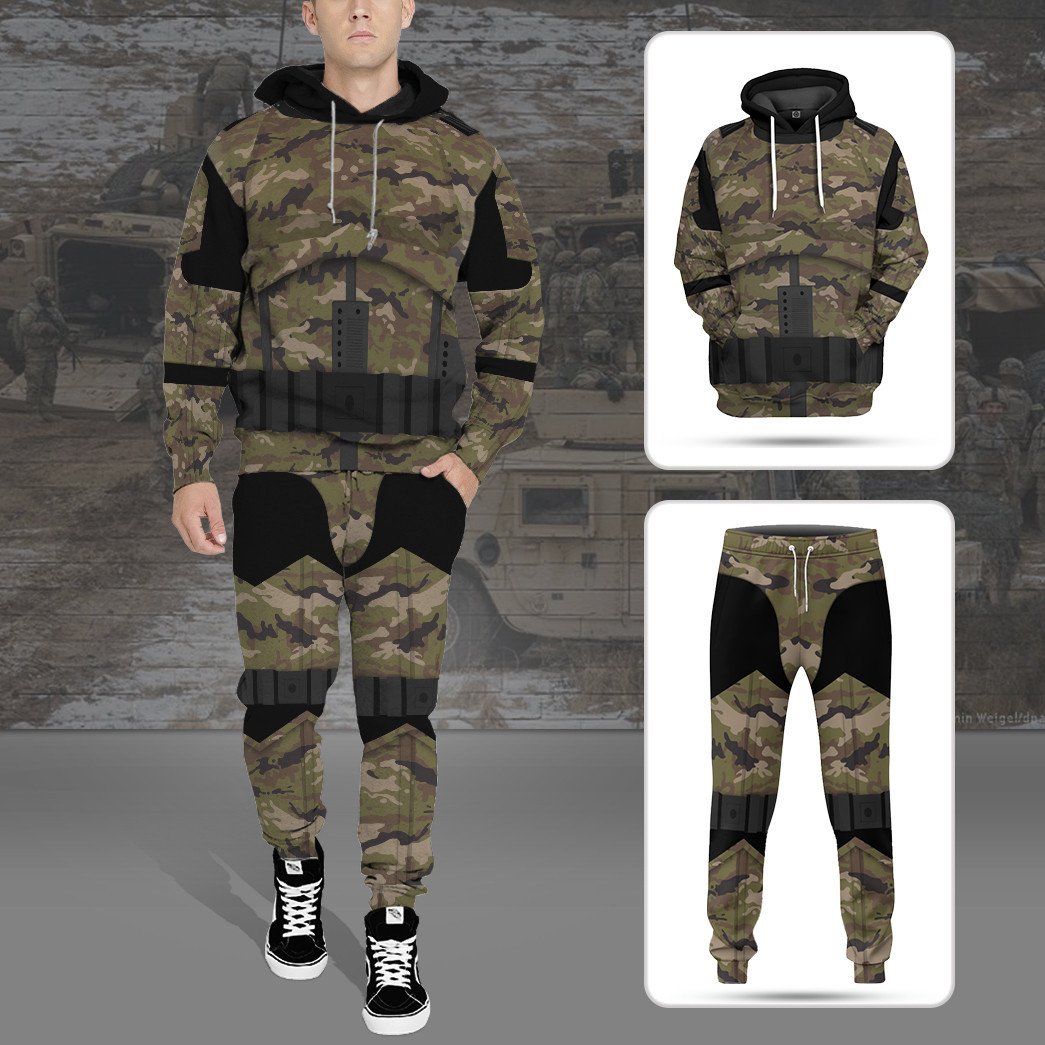 Klothek 3D Stormstrooper x US Army Custom Hoodie Tshirt Apparel | Price in USA, Best Quality