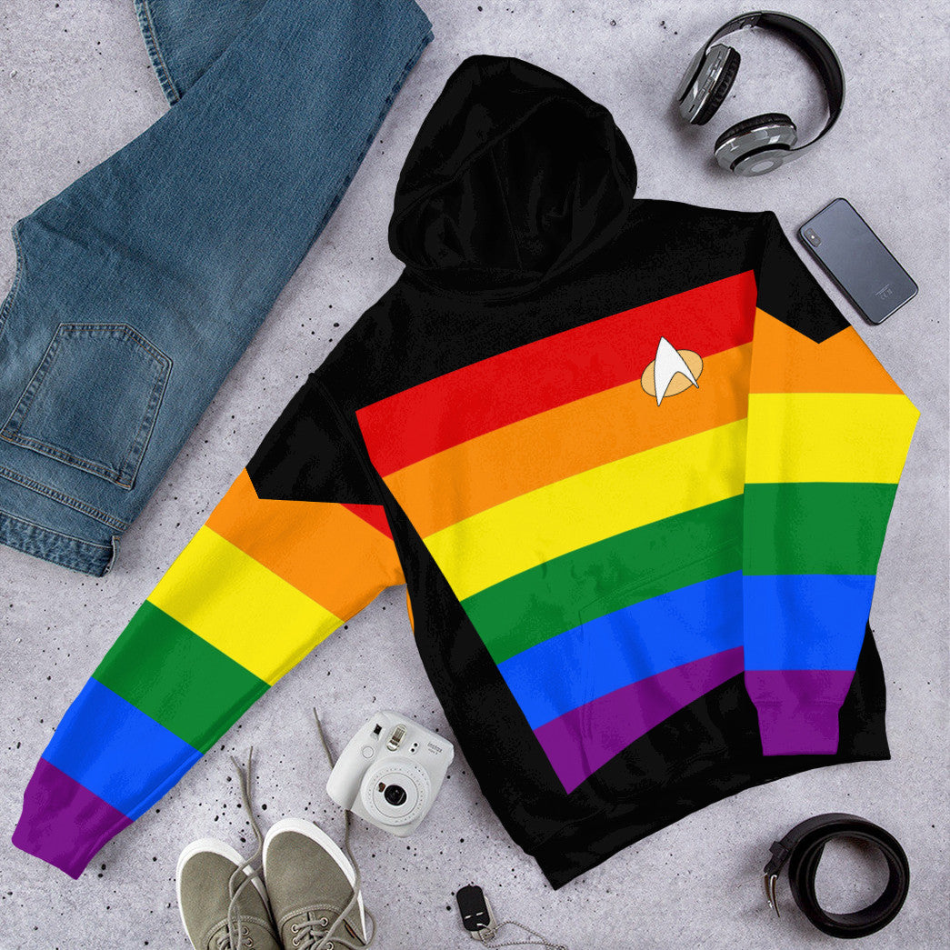 Klothek 3D LGBT Pride Month S.T The Next Generation 1987 1994 Custo | Price in USA, Best Quality