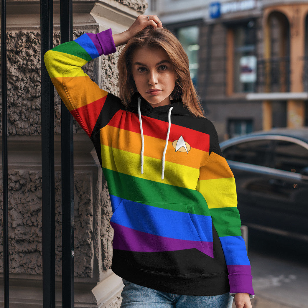 Klothek 3D LGBT Pride Month S.T The Next Generation 1987 1994 Custo | Price in USA, Best Quality