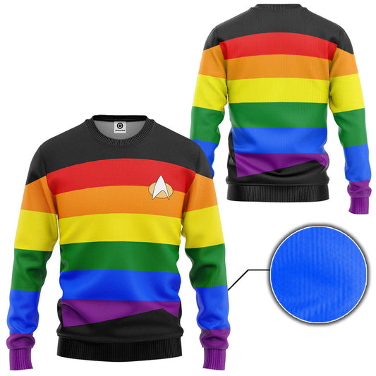 Klothek 3D LGBT Pride Month S.T The Next Generation 1987 1994 Custo | Price in USA, Best Quality