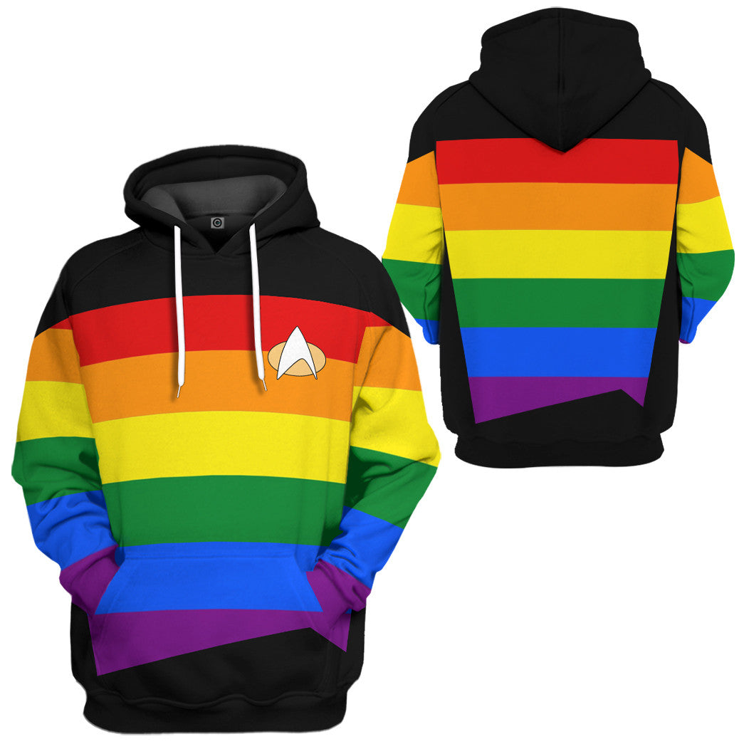 Klothek 3D LGBT Pride Month S.T The Next Generation 1987 1994 Custo | Price in USA, Best Quality