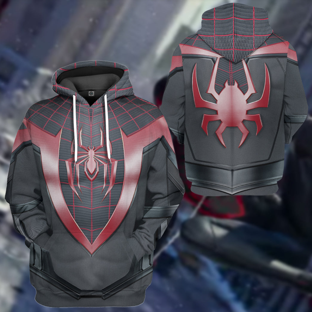 Klothek 3D Spiderman Miles Morales Custom Tshirt Hoodie Apparel | Price in USA, Best Quality