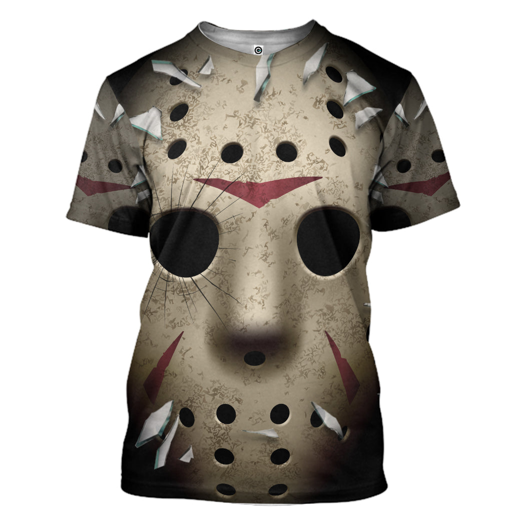 Klothek 3D Friday The 13th Jason Voorhees Custom Tshirt Hoodie Appa | Price in USA, Best Quality