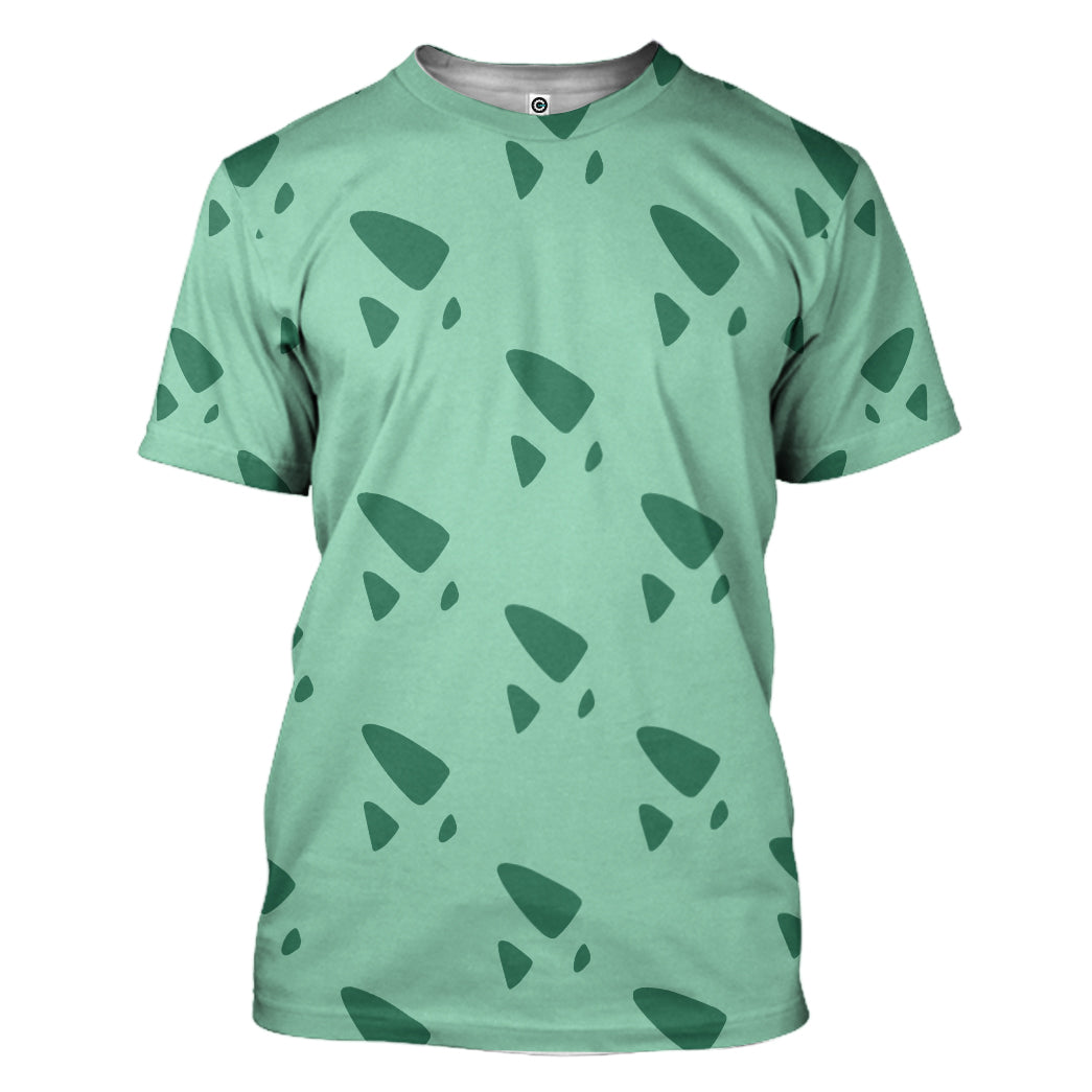 Klothek 3D Bulbasaur Custom Tshirt Hoodie Apparel | Price in USA, Best Quality