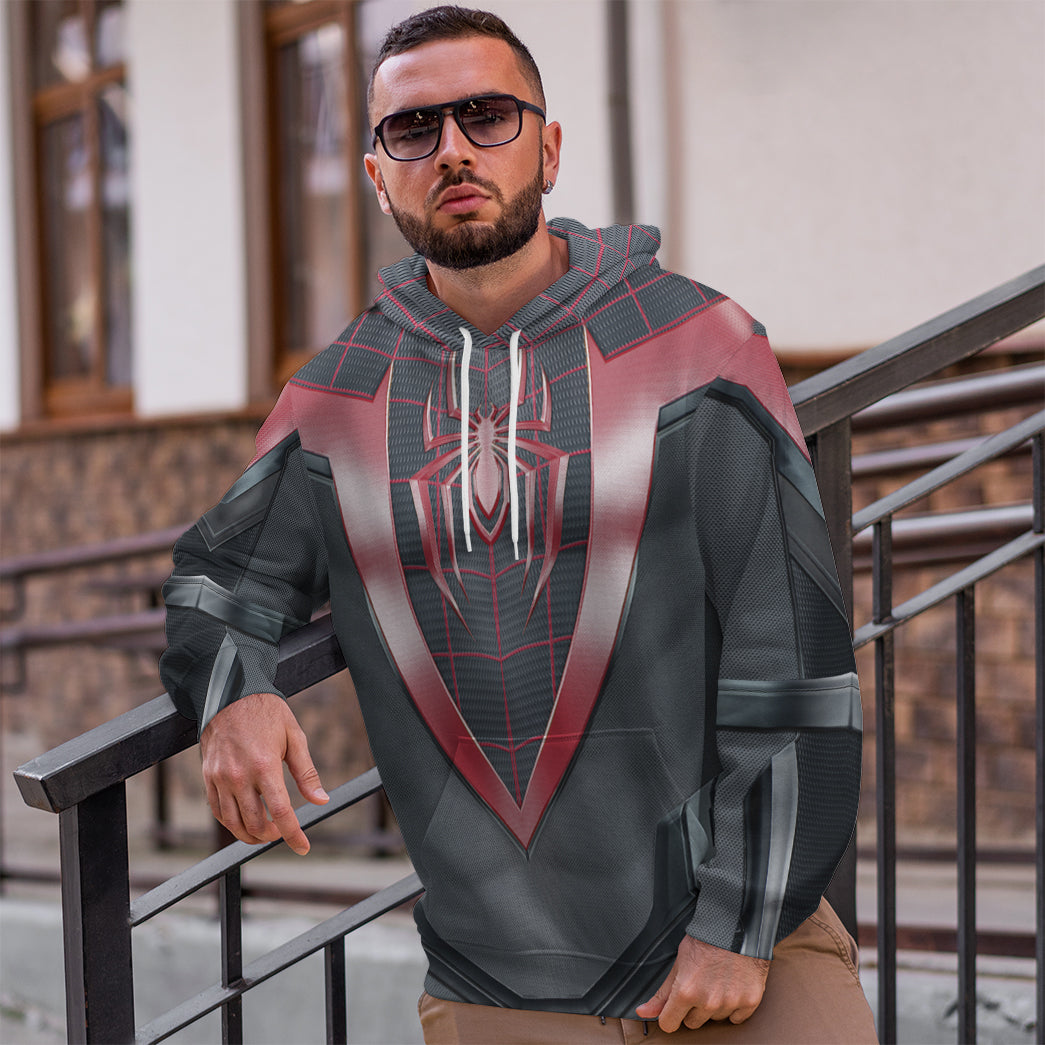 Klothek 3D Spiderman Miles Morales Custom Tshirt Hoodie Apparel | Price in USA, Best Quality