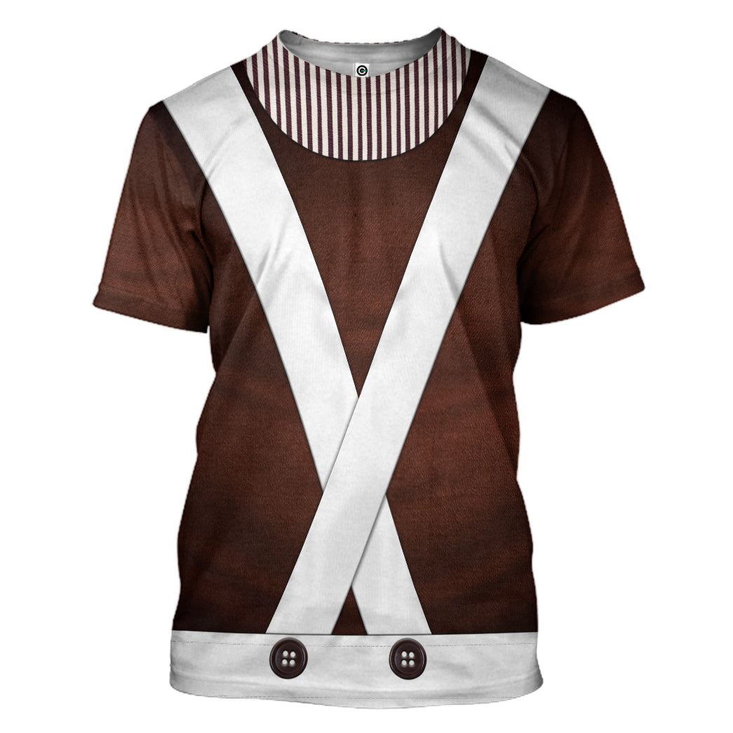 Klothek 3D Willy Wonka Oompa Loompa Custom Tshirt Hoodie Apparel | Price in USA, Best Quality