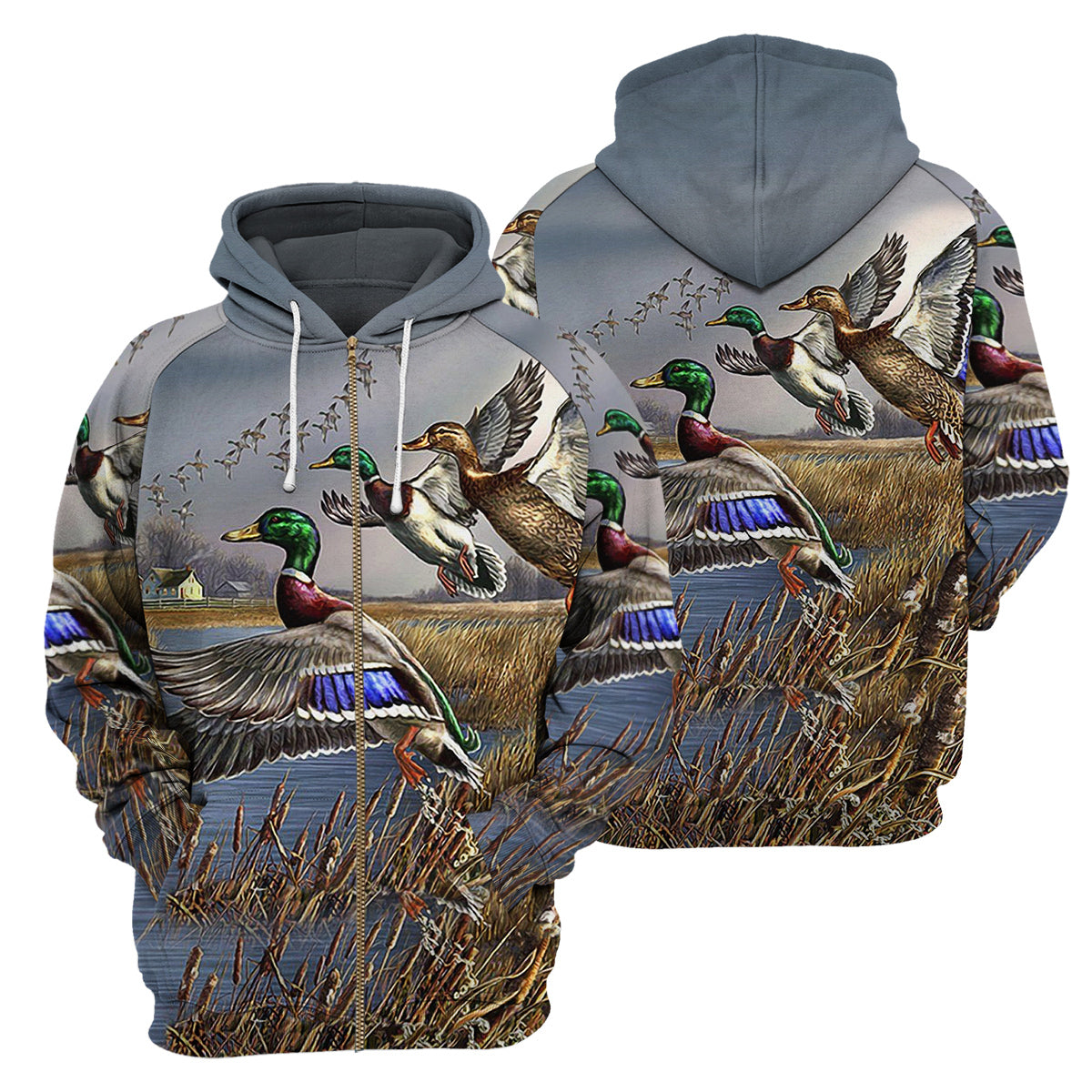 Klothek Duck Hunting - 3D All Over Printed Shirt | Price in USA, Best Quality