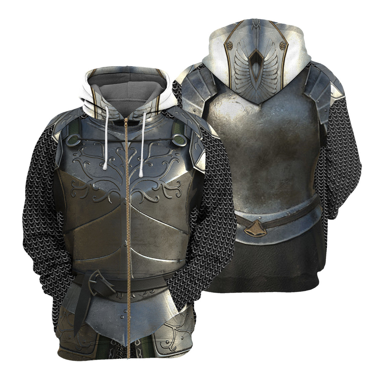 Klothek Medieval Knight - 3D All Over Printed Shirt | Price in USA, Best Quality