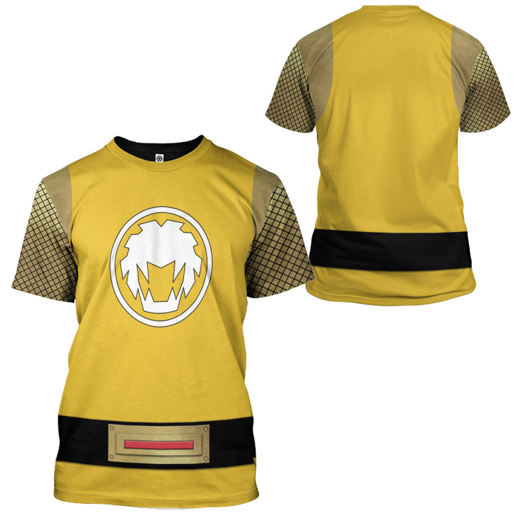 Klothek 3D The Yellow Wind Rangers Ninja Storm Custom Tshirt Hoodie | Price in USA, Best Quality