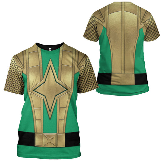 Klothek 3D Green Samurai Rangers Ninja Storm Custom Tshirt Hoodie A | Price in USA, Best Quality