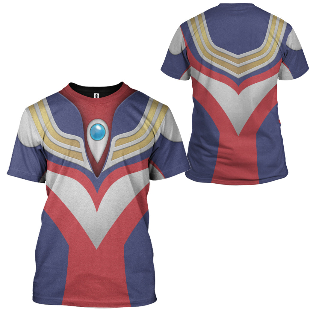 Klothek 3D Ultraman Tiga Custom Hoodie Tshirt Apparel | Price in USA, Best Quality