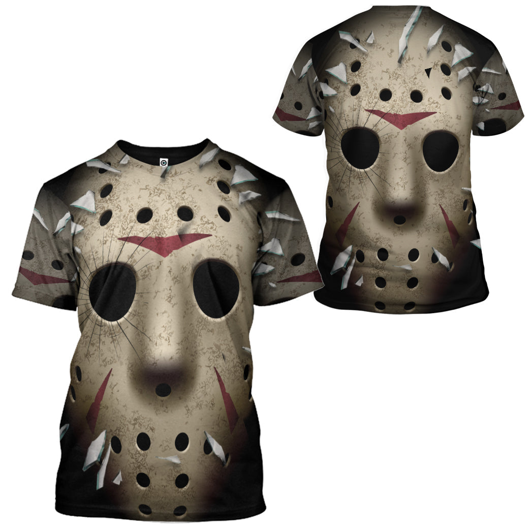 Klothek 3D Friday The 13th Jason Voorhees Custom Tshirt Hoodie Appa | Price in USA, Best Quality