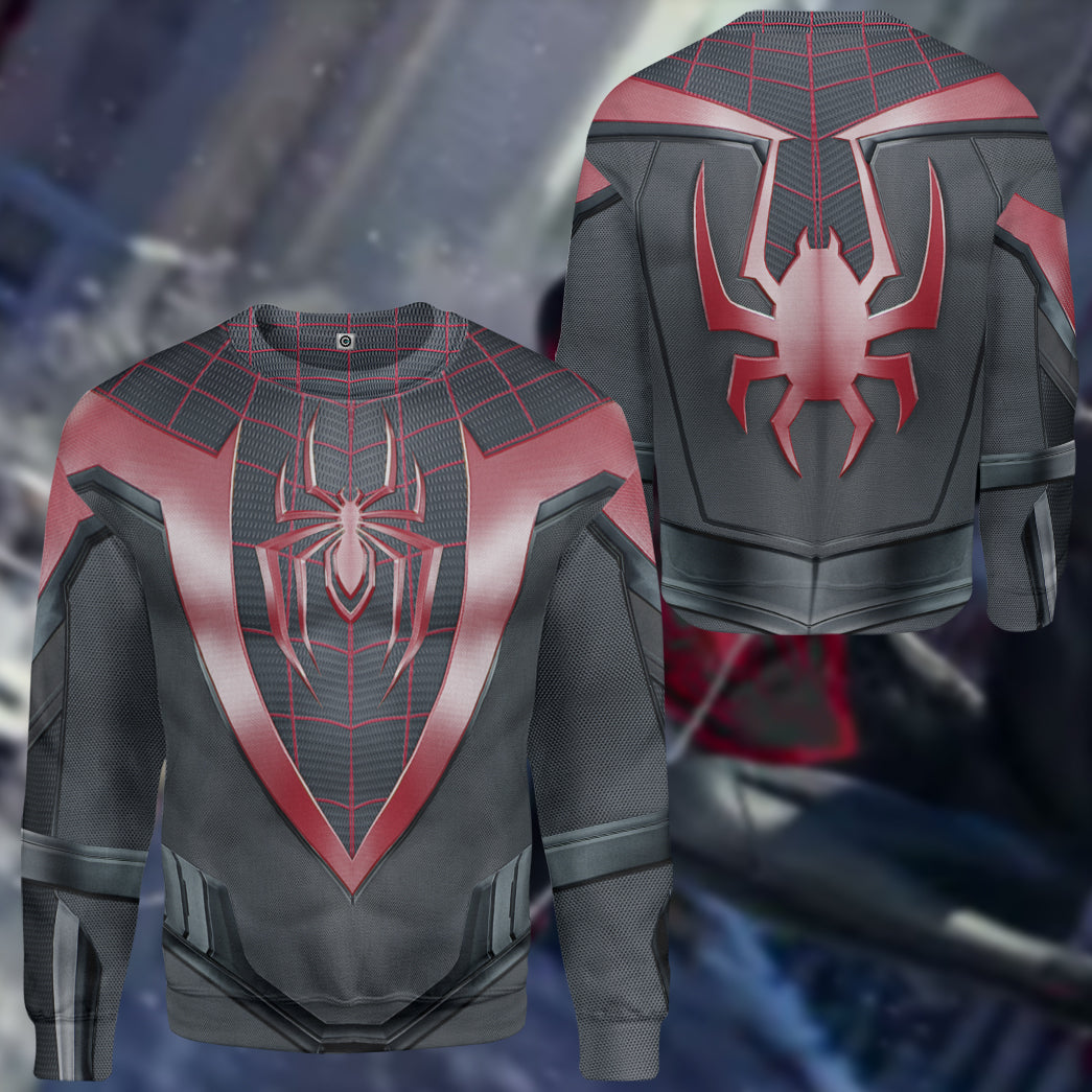 Klothek 3D Spiderman Miles Morales Custom Tshirt Hoodie Apparel | Price in USA, Best Quality