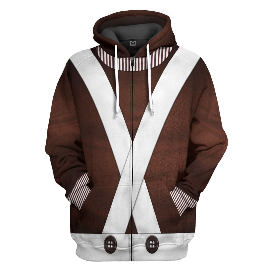 Klothek 3D Willy Wonka Oompa Loompa Custom Tshirt Hoodie Apparel | Price in USA, Best Quality