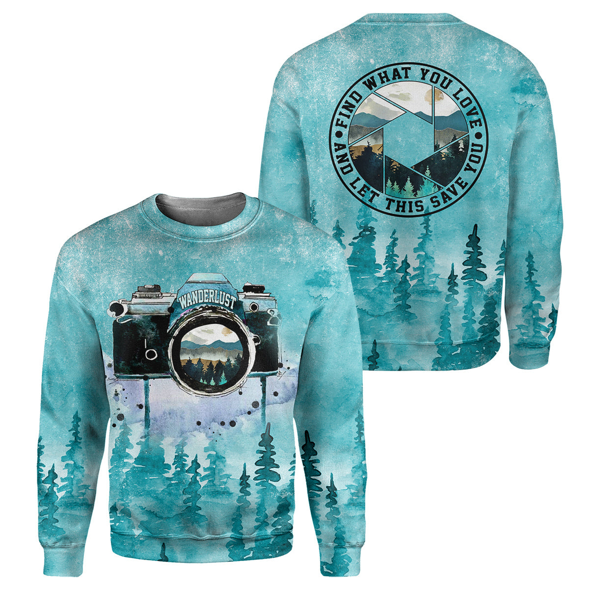 Klothek Wanderlust Photography - 3D All Over Printed Shirt | Price in USA, Best Quality