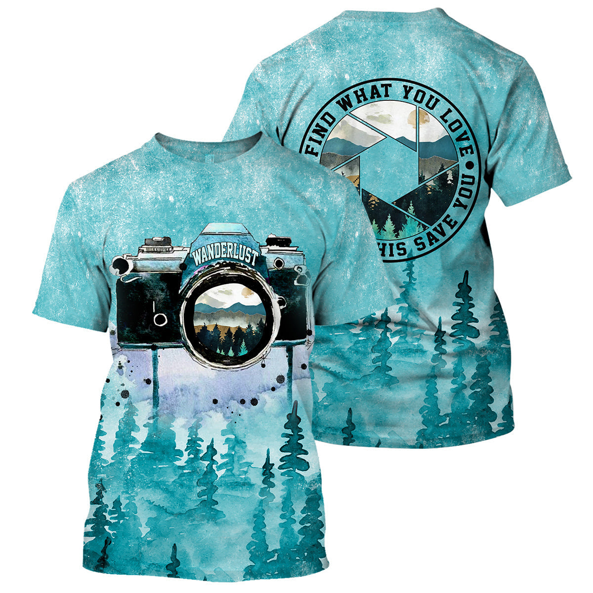 Klothek Wanderlust Photography - 3D All Over Printed Shirt | Price in USA, Best Quality