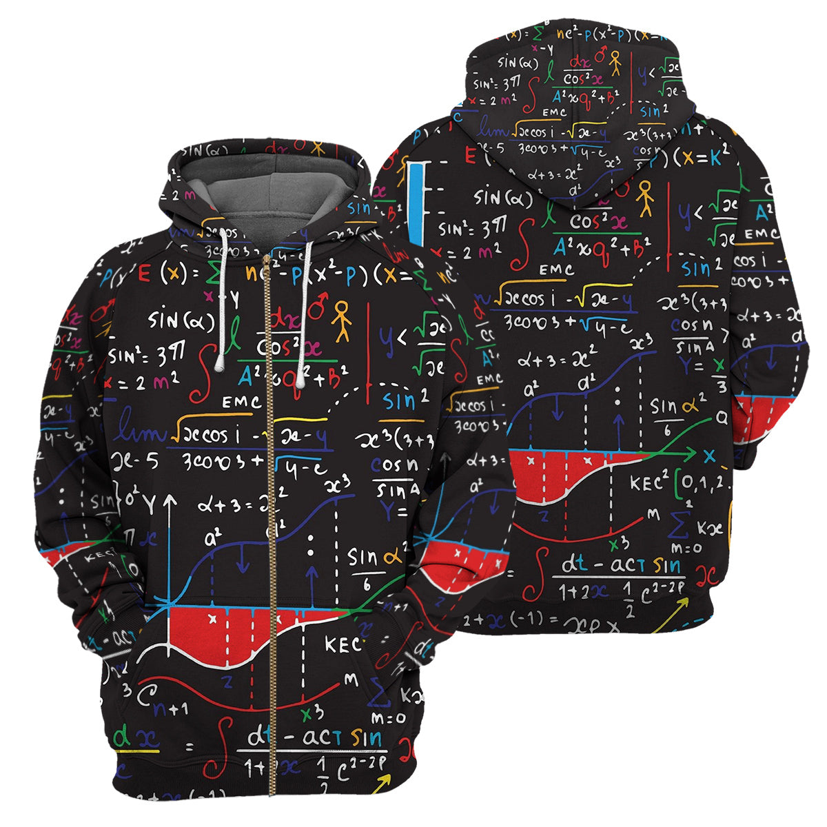 Klothek Mathematics - 3D All Over Printed Shirt | Price in USA, Best Quality