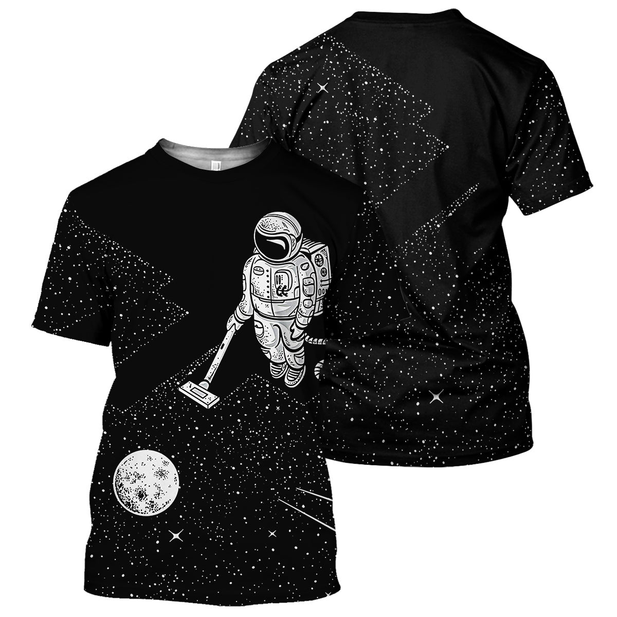 Klothek Astronaut Vacuum- 3D All Over Printed Shirt | Price in USA, Best Quality