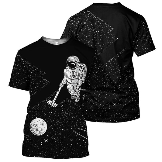 Klothek Astronaut Vacuum- 3D All Over Printed Shirt | Price in USA, Best Quality